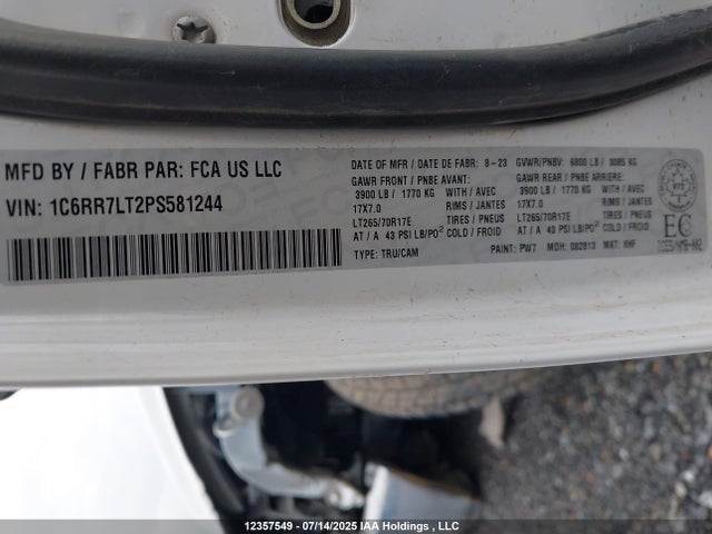 RAM 1500 2023 1C6RR7LT2PS581244 Image 9