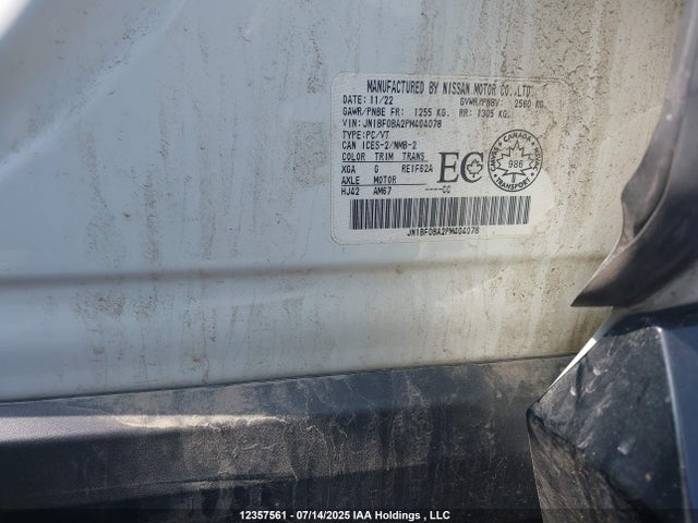 Nissan motor 2023 JN1BF0BA2PM404078 Image 9