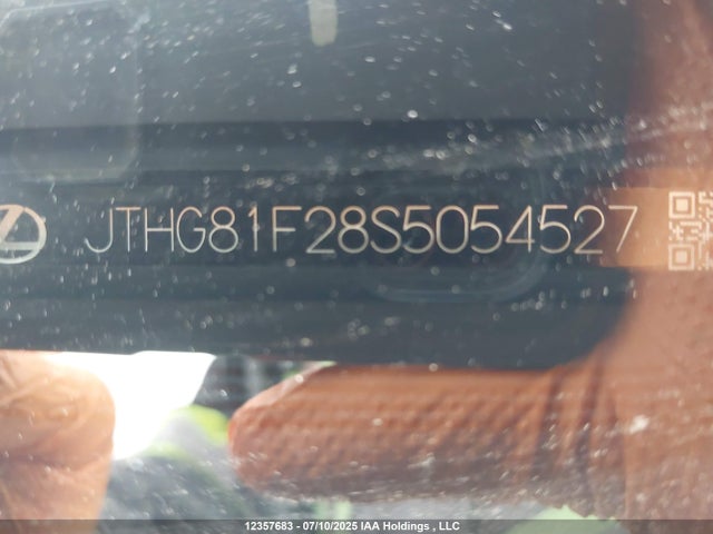 Lexus 2gr-fks 2025 JTHG81F28S5054527 Image 9