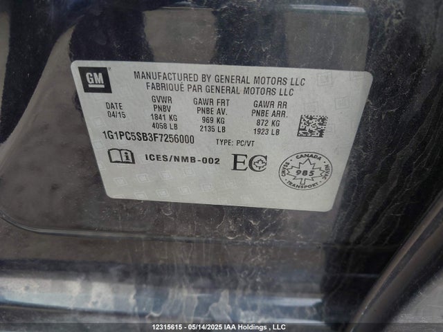 1G1PC5SB3F7256000 Chevrolet LUV