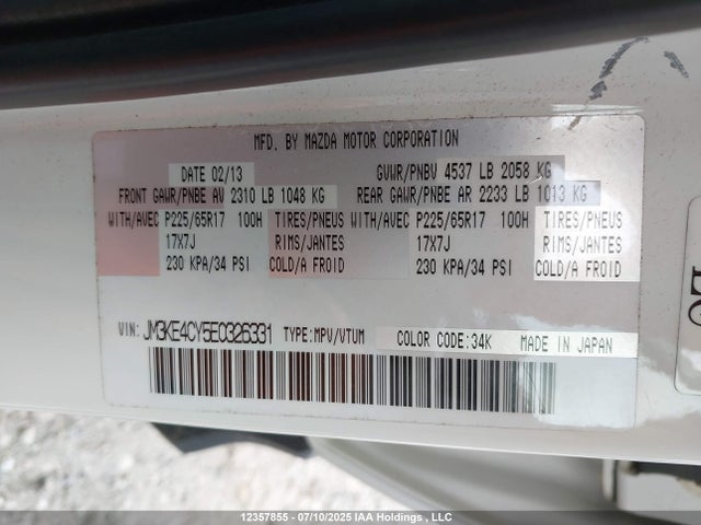 JM3KE4CY5E0326331 Mazda py