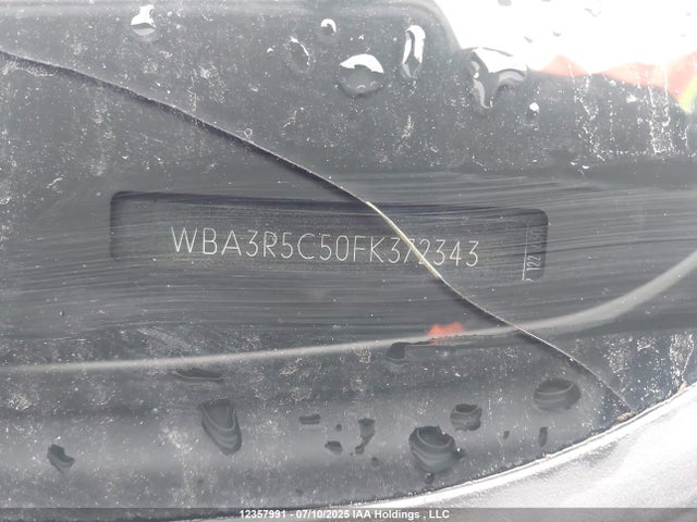 WBA3R5C50FK372343 BMW 2015