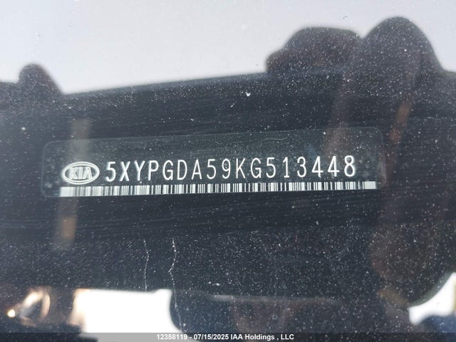 5XYPGDA59KG513448 KIA gdi lambda-ii