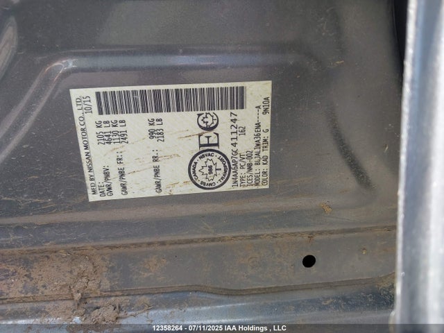 Nissan 2016 2016 1N4AA6AP7GC411247 Image 9