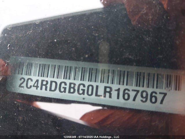 2C4RDGBG0LR167967 Dodge Grand Caravan