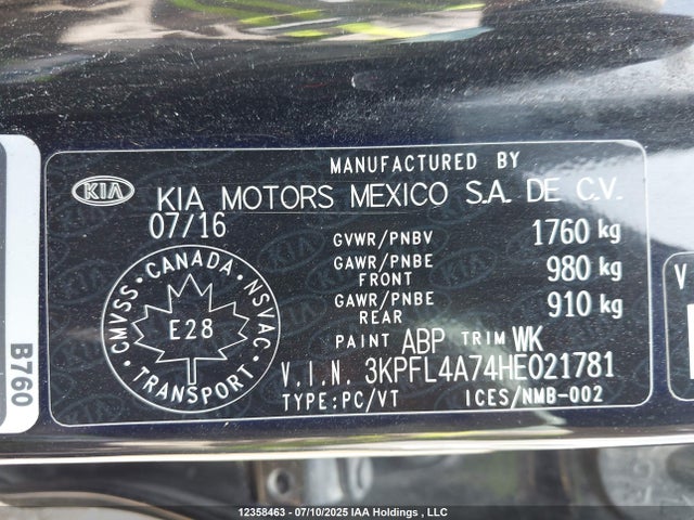 KIA mpi nu 2017 3KPFL4A74HE021781 Image 18