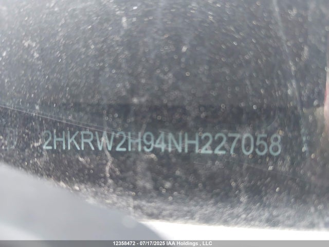 2HKRW2H94NH227058 Honda l15be