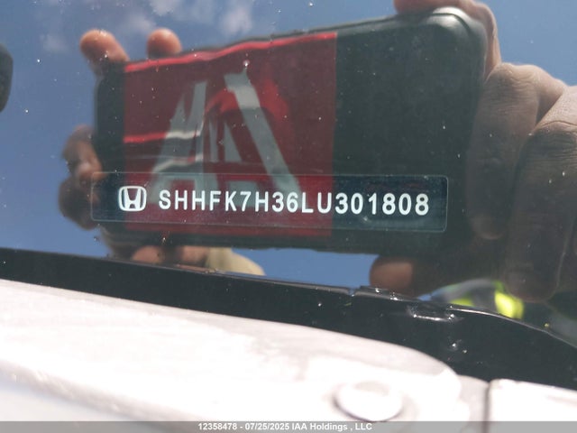 SHHFK7H36LU301808 Honda l15ba