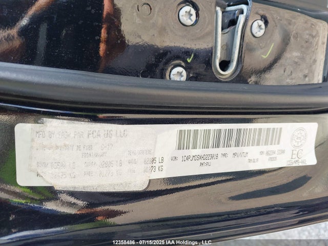 1C4PJMDSXHD223018 Jeep 2017