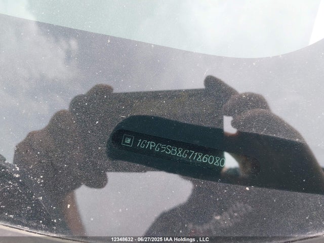 1G1PG5SB8G7186080 Chevrolet luv - vvt, alum, e85 max