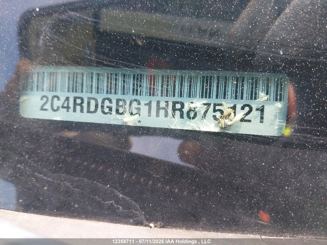 2C4RDGBG1HR875121 Dodge 2017
