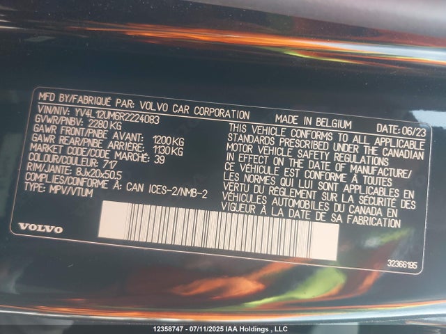 YV4L12UM6R2224083 Volvo b4204t