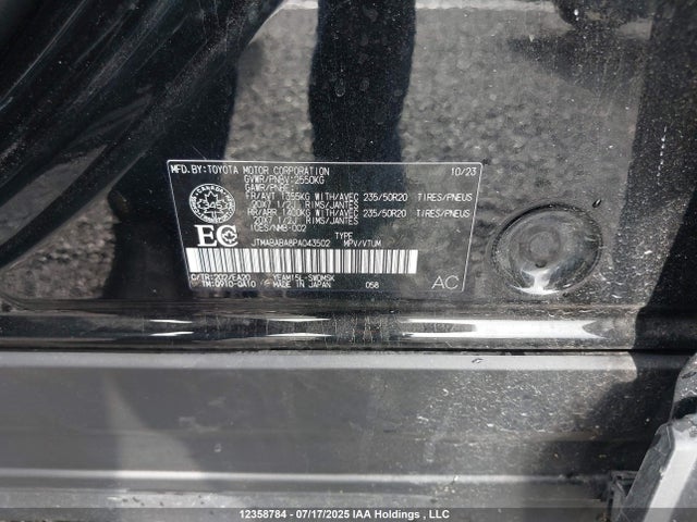 Subaru 1ym motor 2023 JTMABABA8PA043502 Image 9