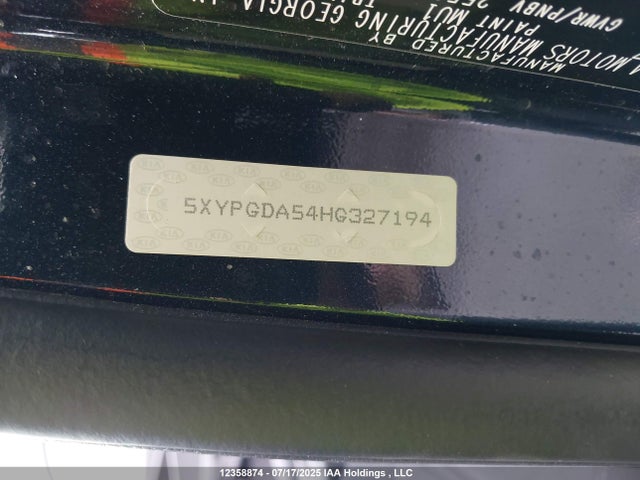 5XYPGDA54HG327194 KIA Sorento