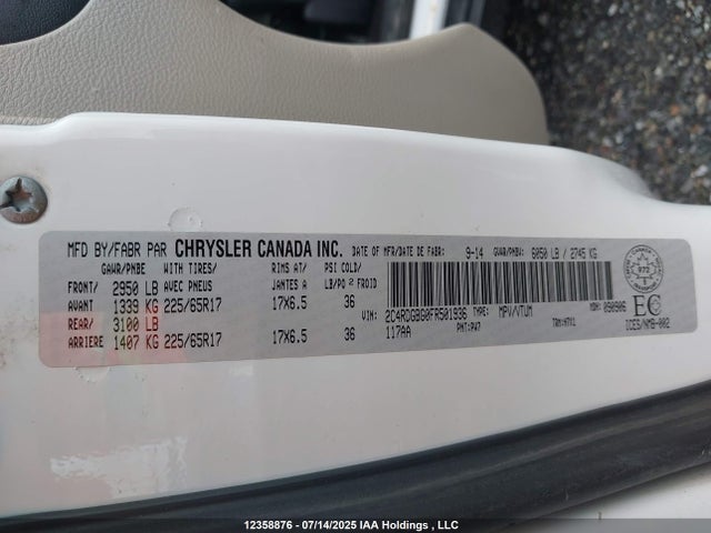 Dodge Grand Caravan 2015 2C4RDGBG0FR501936 Image 19