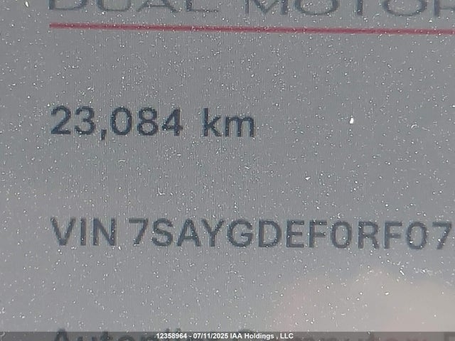 7SAYGDEF0RF071283 Tesla 2024