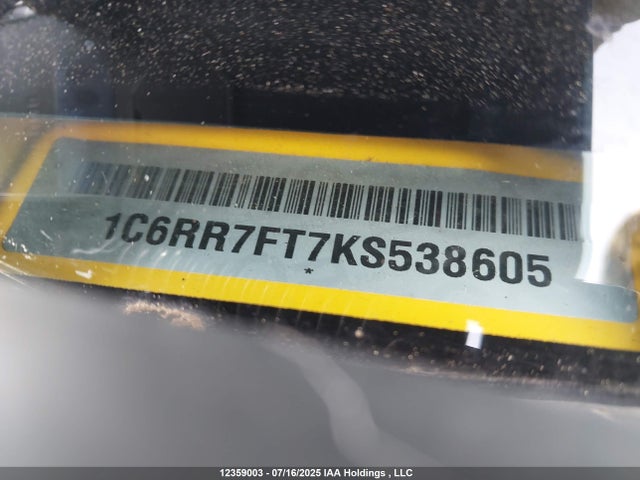 RAM 2019 2019 1C6RR7FT7KS538605 Image 9