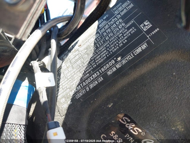 INDIAN MOTORCYCLE CO. Scout Bobber Abs 2021 56KMTA00XM3165809 Image 10