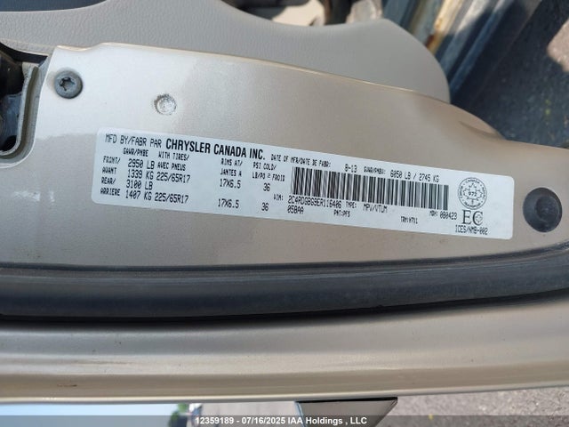 Dodge Grand Caravan 2014 2C4RDGBG9ER116406 Image 9
