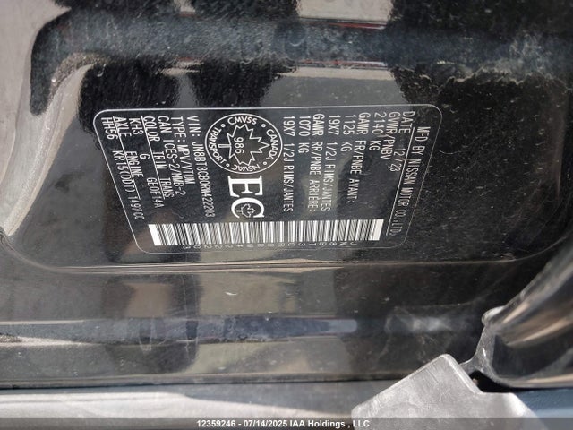 Nissan 2024 2024 JN8BT3CB0RW422203 Image 19