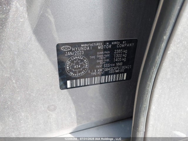 KMTGB4SC6PU180421 Genesis t-gdi theta iii
