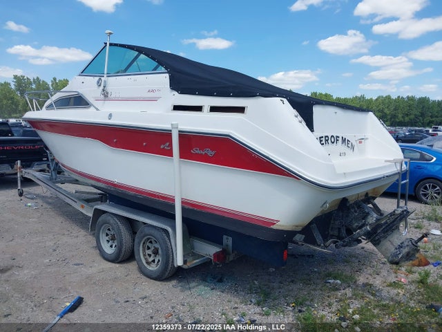 1990 Sea Ray 400 Sundancer მანქანა იყიდება აუქციონზე, vin: SERM7041L990, აუქციონის ნომერი: 12359373