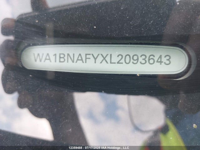 WA1BNAFYXL2093643 Audi Q5