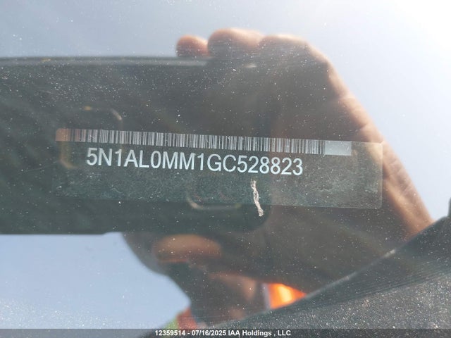 5N1AL0MM1GC528823 Infiniti QX60