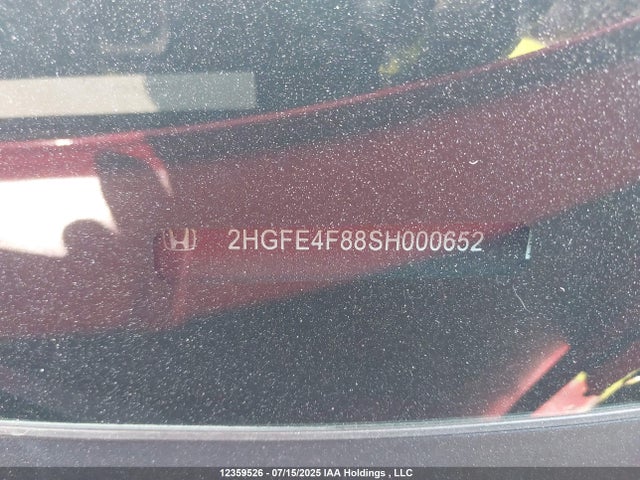 2HGFE4F88SH000652 Honda lfc3