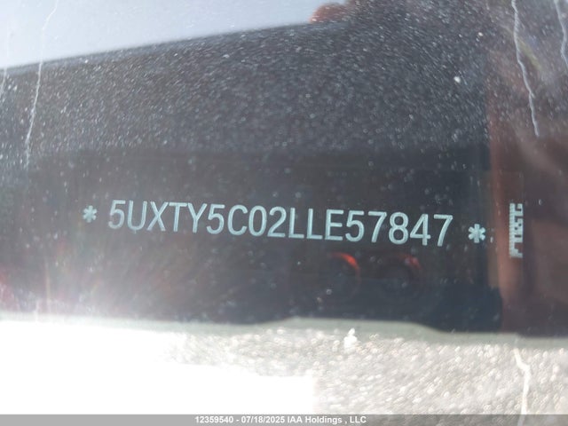 5UXTY5C02LLE57847 BMW X3