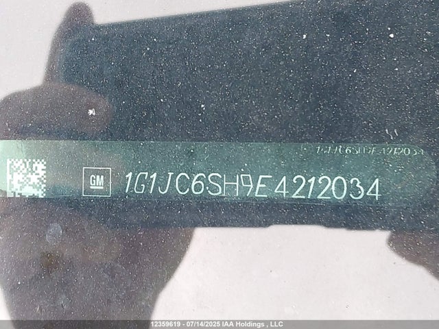 1G1JC6SH9E4212034 Chevrolet luw