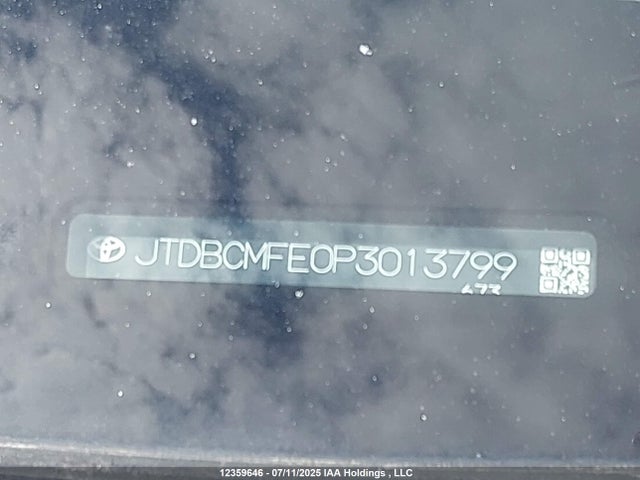 Toyota 2zr-fxe, 1vm 2023 JTDBCMFE0P3013799 Image 18
