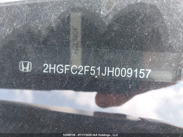 Honda k20c2 2018 2HGFC2F51JH009157 Image 20