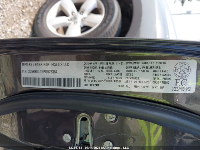 RAM 2023 2023 3C6RR7LT2PG678354 Image 9