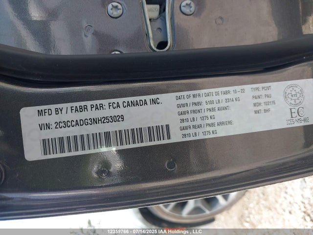 2C3CCADG3NH253029 Chrysler 300