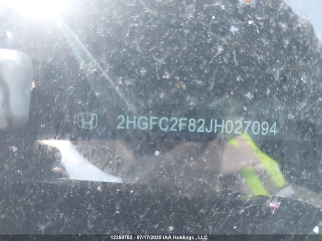 2HGFC2F82JH027094 Honda k20c2