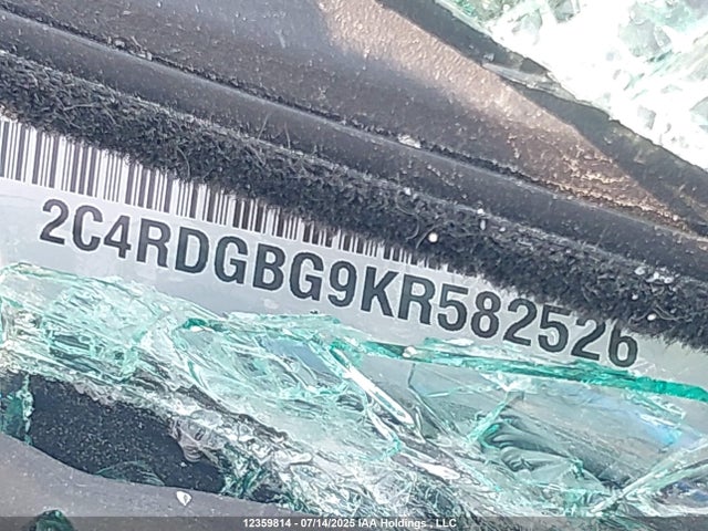 2C4RDGBG9KR582526 Dodge Grand Caravan