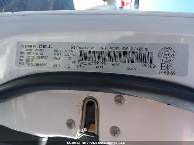 RAM 2500 2016 3C6UR5GL6GG313992 Image 19