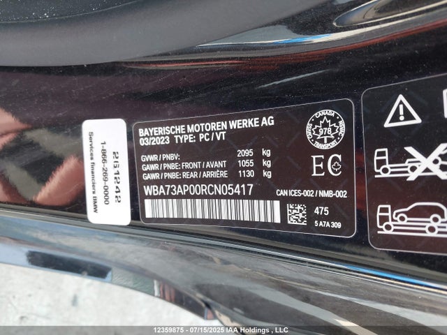 BMW 430I 2024 WBA73AP00RCN05417 Image 9