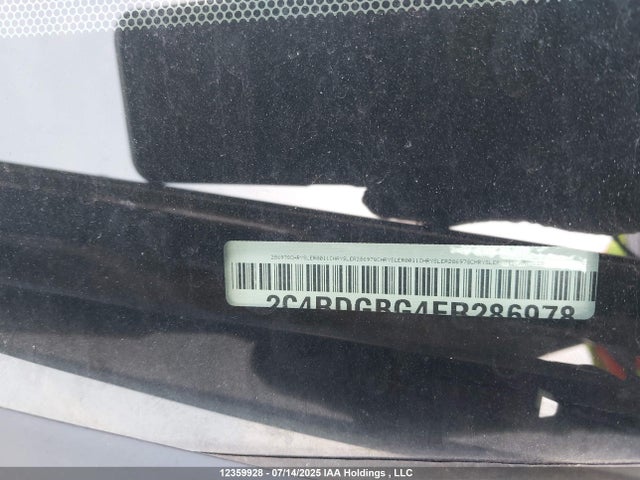 2C4RDGBG4ER286978 Dodge Grand Caravan