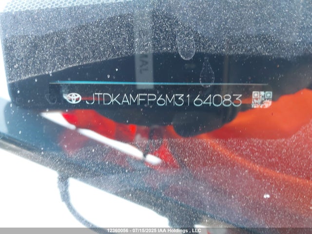 JTDKAMFP6M3164083 Toyota 2zr-fxe, 1nm+1sm