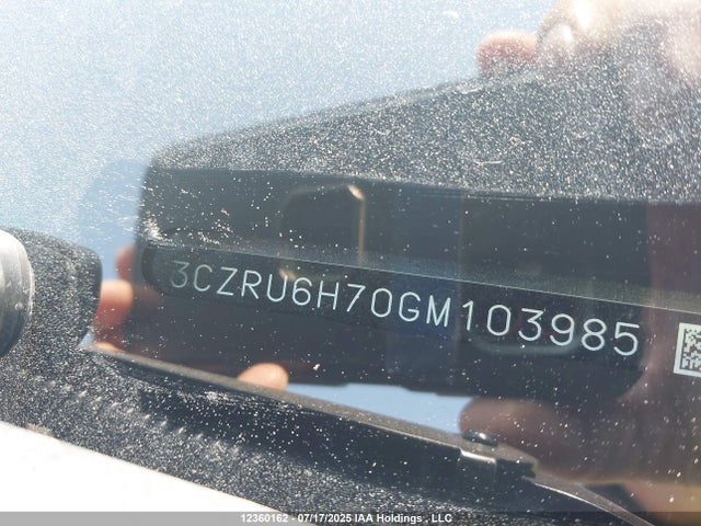 3CZRU6H70GM103985 Honda r18z9
