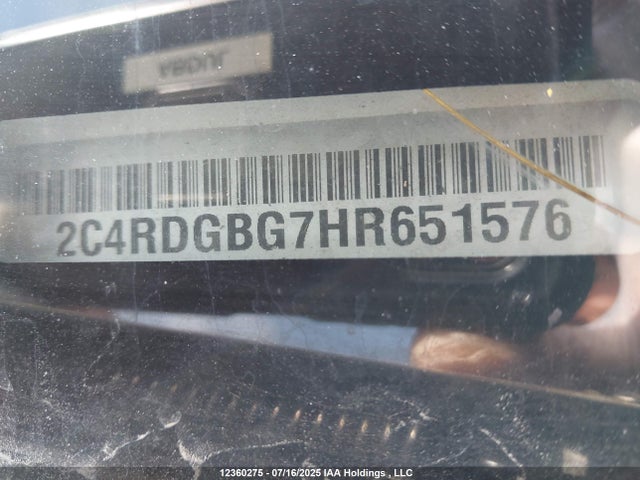 Dodge 2017 2017 2C4RDGBG7HR651576 Image 18