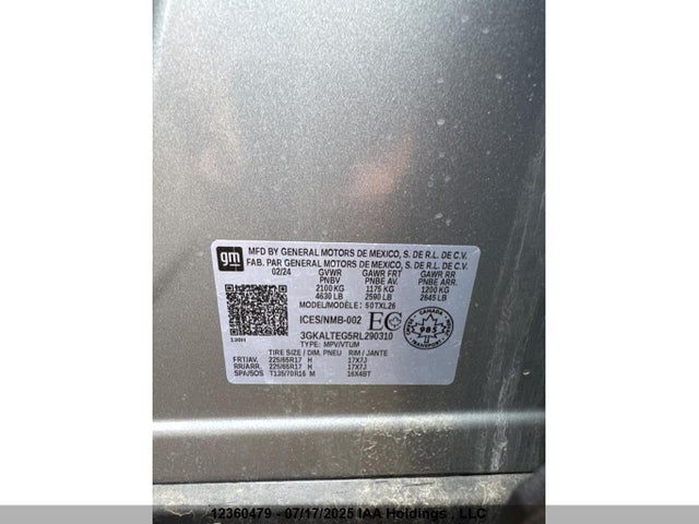 3GKALTEG5RL290310 GMC Terrain Sle