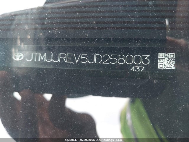 JTMJJREV5JD258003 Toyota 2ar-fxe, 2jm+2fm