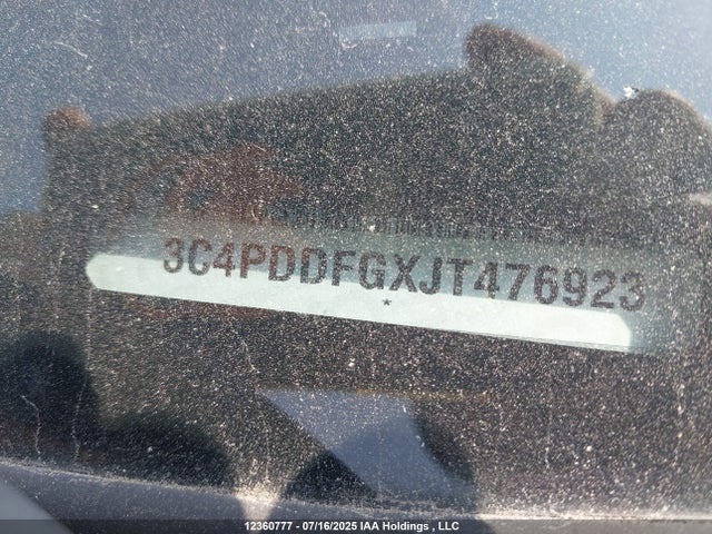 3C4PDDFGXJT476923 Dodge Journey