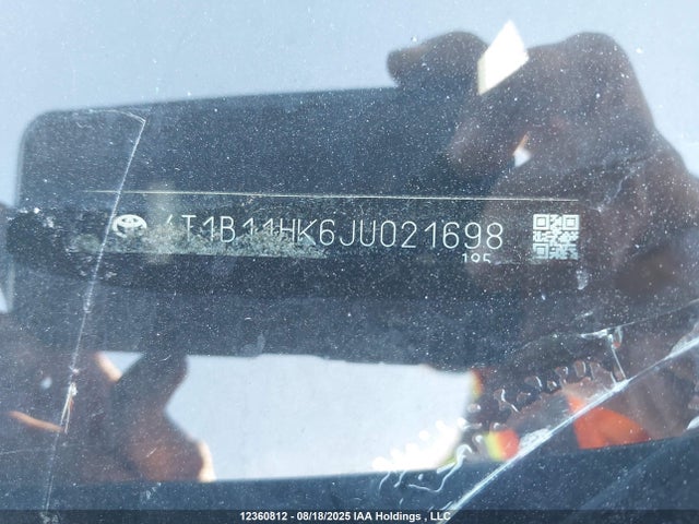 4T1B11HK6JU021698 Toyota a25a-fks