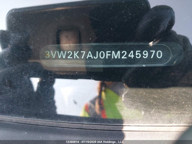 3VW2K7AJ0FM245970 Volkswagen 2015