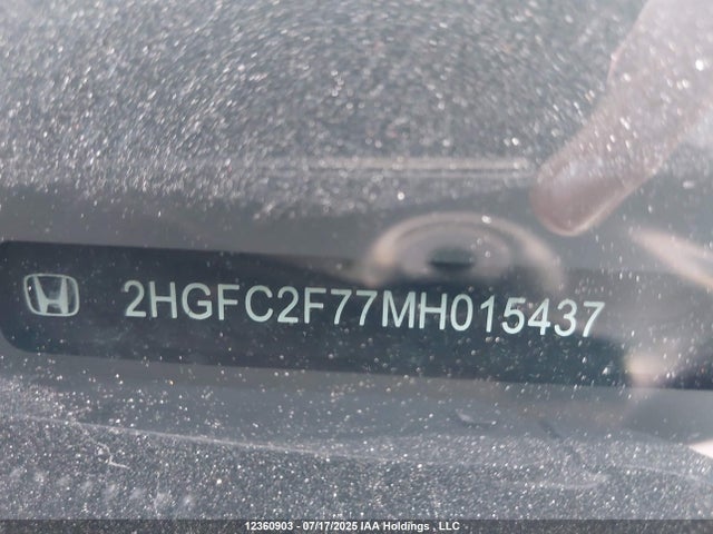 Honda l15b7 2021 2HGFC2F77MH015437 Image 20