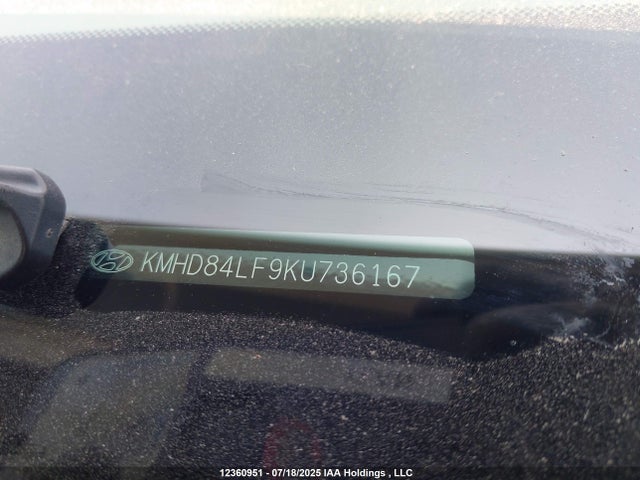 KMHD84LF9KU736167 Hyundai mpi nu